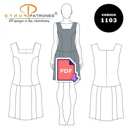 Patrón de jumper escolar clásico PDF