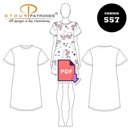 Patrón de camisola de dormir PDF