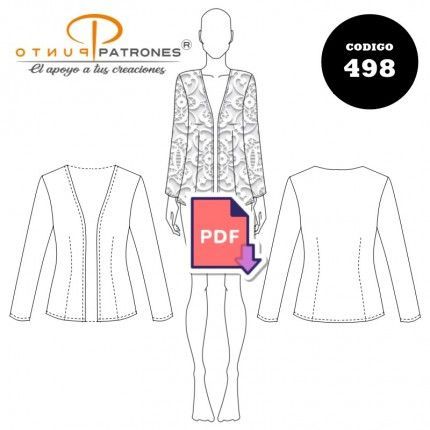 Patrón de chaqueta ligera dama PDF