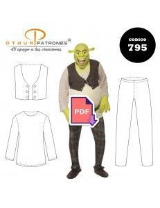 Disfraz de Shrek |COD:795 |PDF