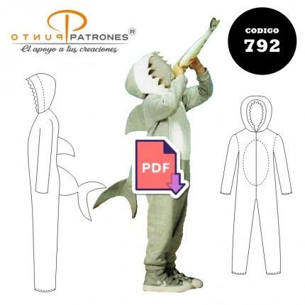 Disfraz de tiburón |COD:792 |PDF