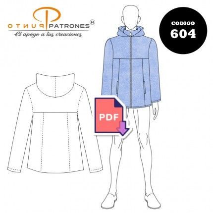 Patrón de chaqueta softshell varón PDF