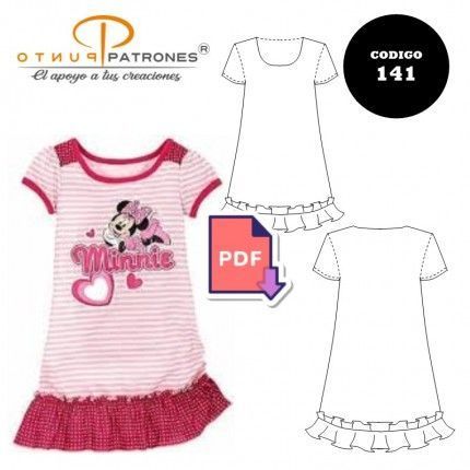 Patrón de vestido infantil PDF