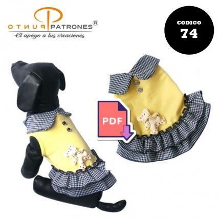 Patrón de vestido para mascotas PDF