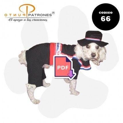 Patrón de traje de huaso para mascotas PDF
