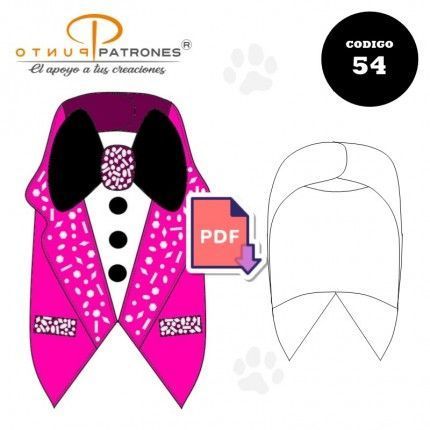 Patrón de chaqueta de fantasía para mascotas PDF