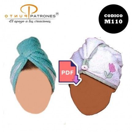 Patrón de turbante de baño PDF