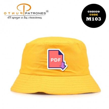 Patrón de sombrero pescador PDF