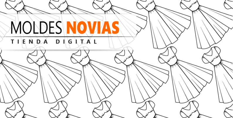 ➡️ Moldes en PDF ➜ de Vestidos Novias |PuntoPatrones.com ®