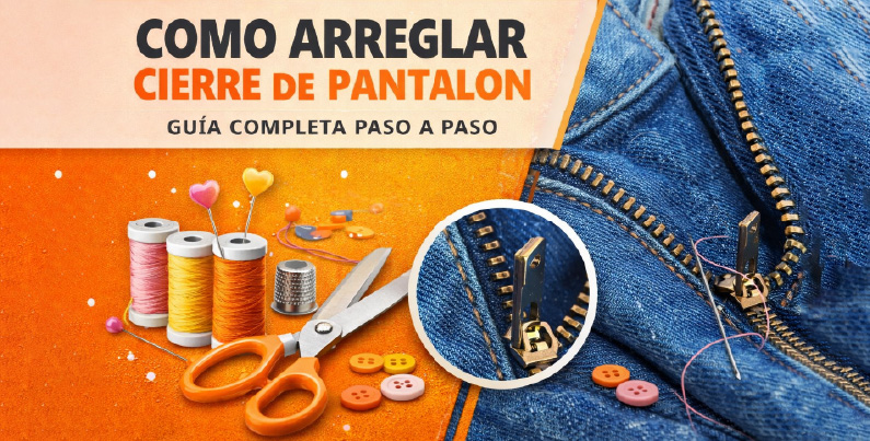 Cómo arreglar un cierre de Pantalón fácil y rápido paso a paso ...