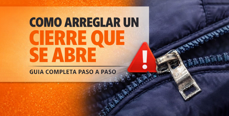 Cómo arreglar un cierre que se abre solo y dejarlo funcionando ...
